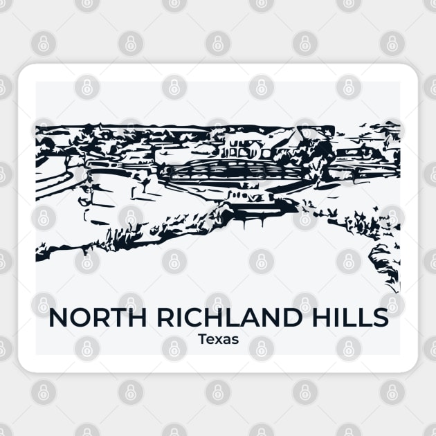 North Richland Hills - Texas Magnet by Lakeric